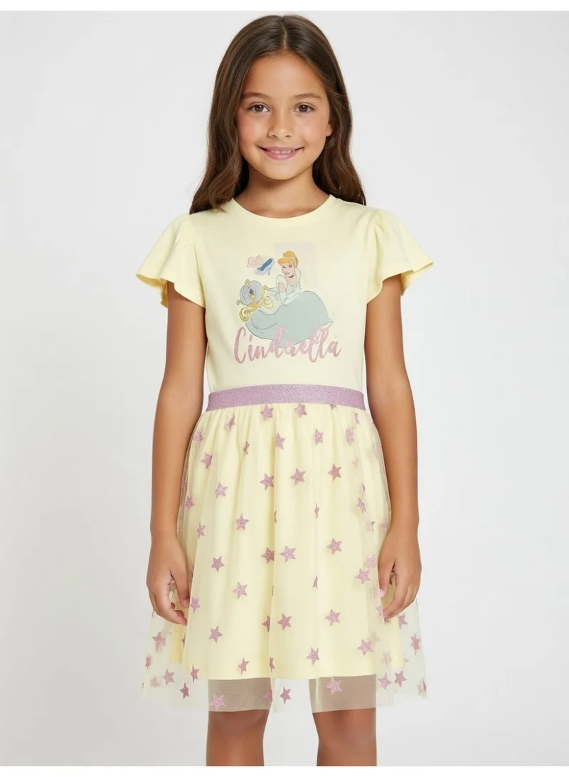 Disney  Cinderella  | Tulle Dress | Yellow for Women | Best Price UAE